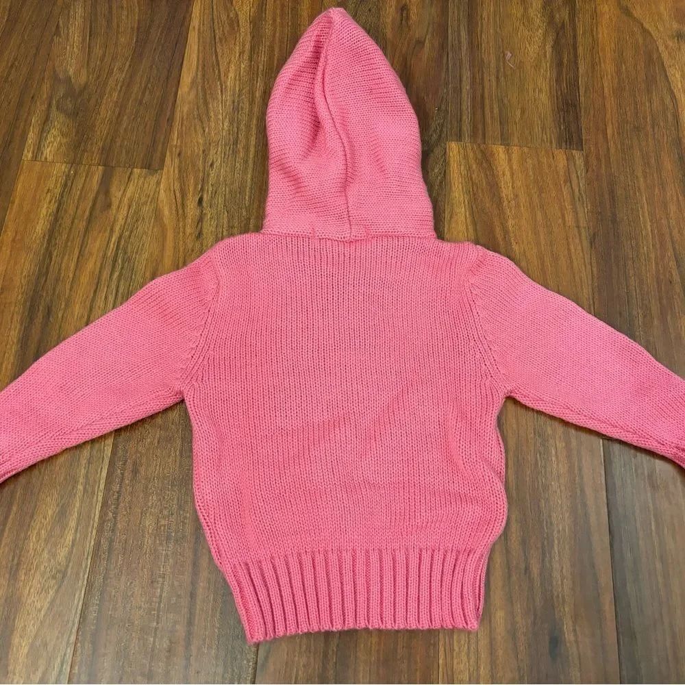 Osh Kosh B’Gosh vintage pink sweater hoodie - Picture 2 of 5